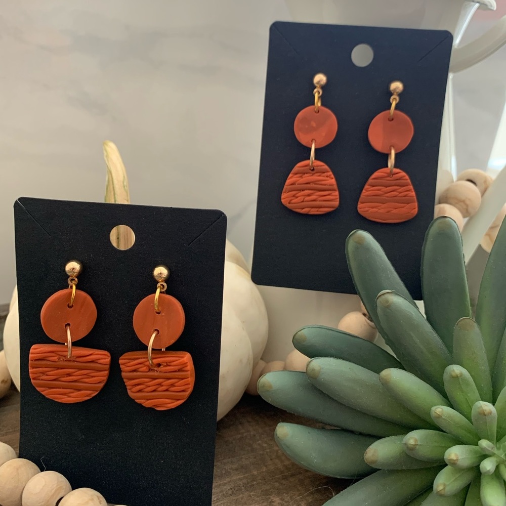 PolymerClay- Fall Sweater Weather Pumpkin Orange Collection